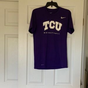 Nike Purple TCU Basketball Short Sleeve Tee